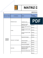 Matriz de Identificacion de Peligros y Evaluacion de Riesgos Fundición SOCOMET