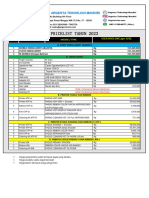 Pricelist 2023