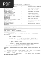 2) COBOL Class 01 - Variable Declaration