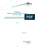 Guide Methodo Carhyce CARact Risation HYrodomorphologique Des Cours D Eau v2 2014