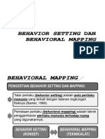 Arsitektur Perilaku (Pertemuan IV) Behavioral Mapping (Compatibility Mode) - 1