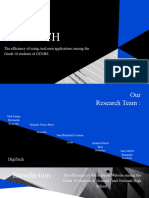Blank Company Profile Business Presentation in Blue Black and White Geometric Style