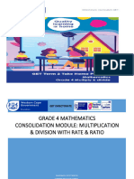 Take Home Pack GET IP Grade 4 Mathematics Multiplication - Rate - Ratio - Division