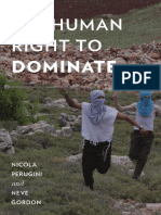 Nicola Perugini and Neve Gordon - The Human Right To Dominate 2015