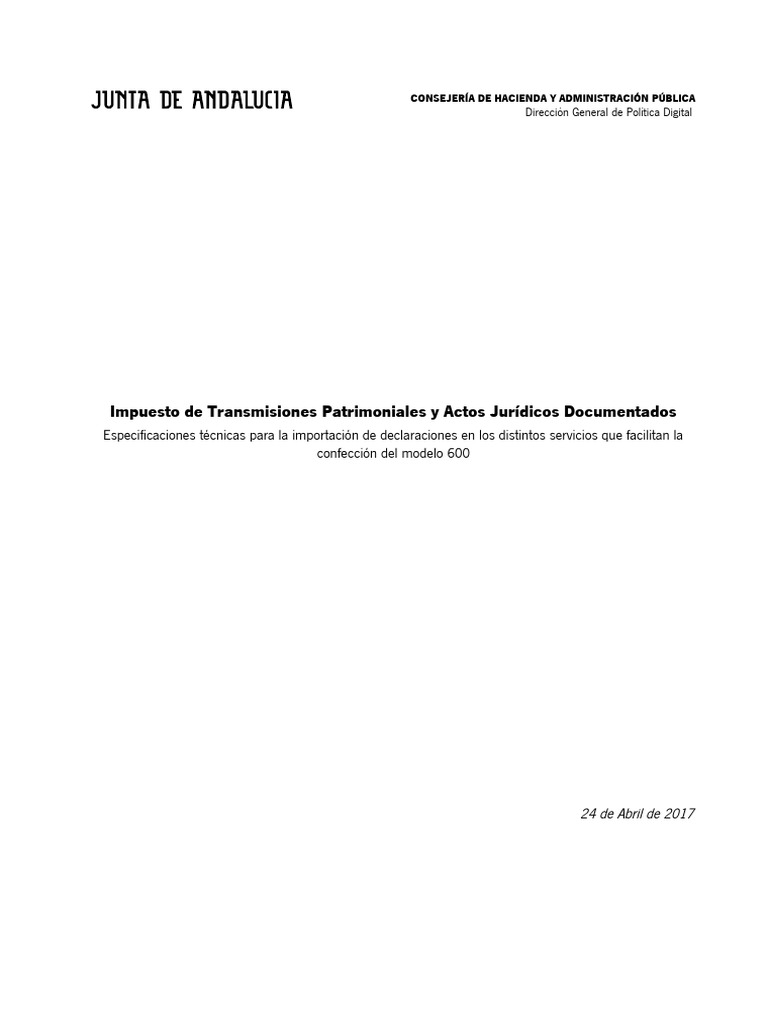 Especificaciones t cnicas modelo 600 v06 pdf xml archivo de