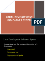 1. Local Devt Indicators System