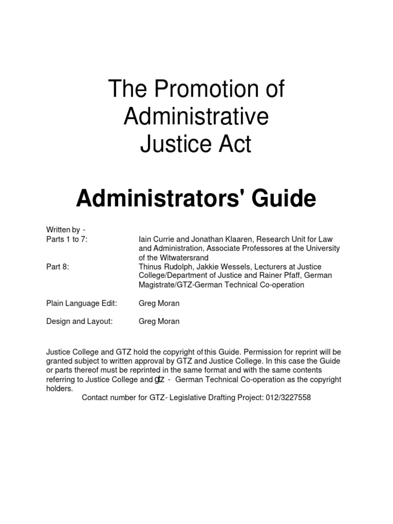 2002 Adminguide | PDF | Administrative Law | Separation Of Powers