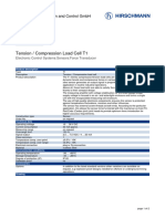 Tension / Compression Load Cell T1: Hirschmann Automation and Control GMBH