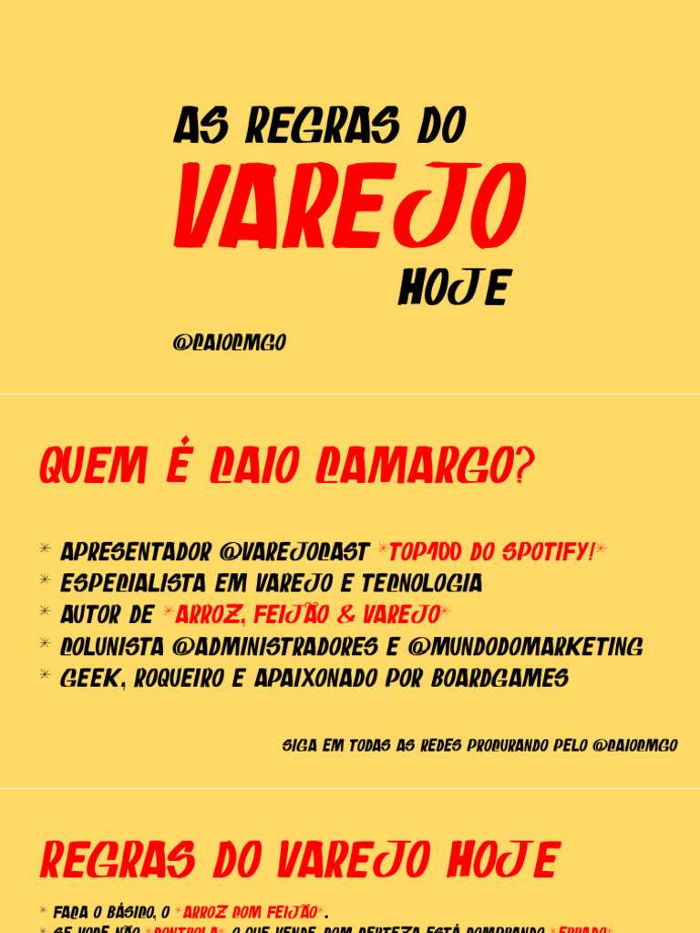 Regras do Varejo: Dicas de Sucesso | PDF | Business | Publicidade