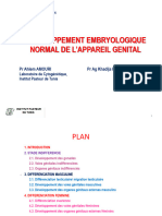 Developpement Embryologique de Lappareil Genital - Etudiants - 2023