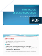 Physiologie de La Reproduction ILHK Séance