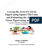Math2 Q4-Mod7 Finding The Area Of-A Given Figure and Estimating The-Area of Afigure Using Any Shape Nancy-G.-Bango Baguio v4-2