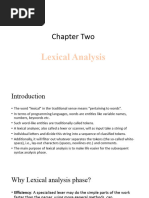 Chapter 2 Lexical Analysis