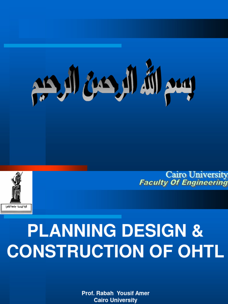 Design and Construction of OHTL Systems | PDF | Electrical Substation ...