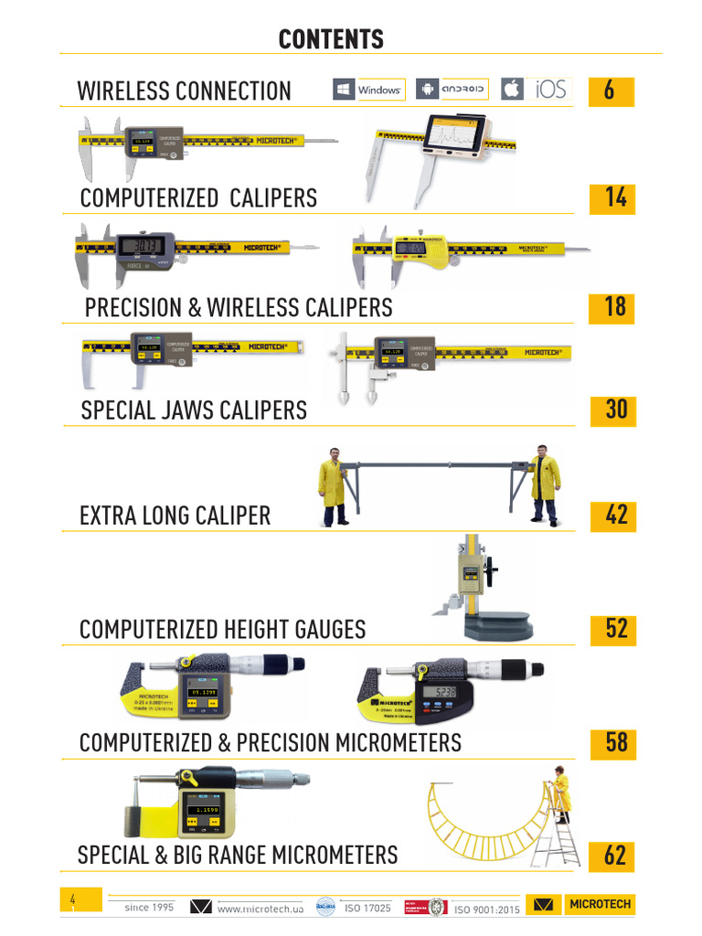 Precision Measuring Tools Catalog | PDF