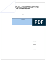 Hydraulic Calculations For SHUSHA For SPRINKLER - TYPE-C