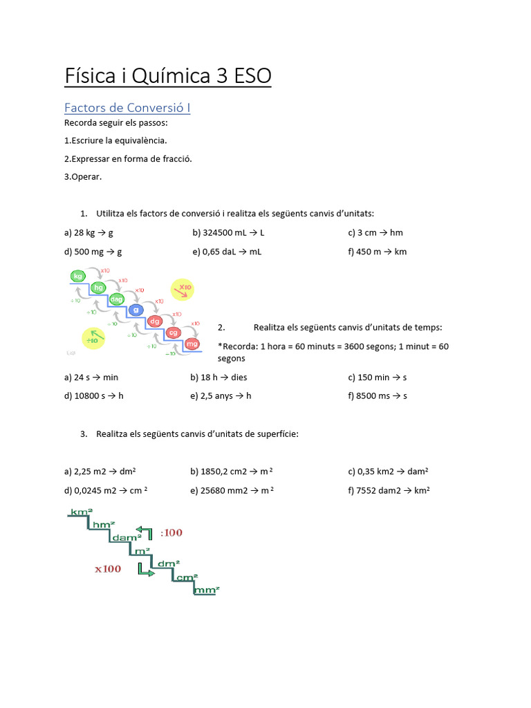 Factors de Conversió I | PDF