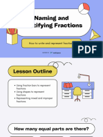 Naming and Identifying Fractions Presentation