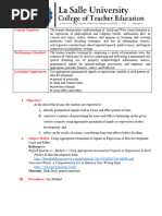 Grammatical Signals - Cause and Effect