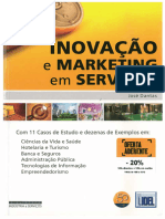 Inovação Do Marketing em Serviços (OCR) Jose Dantas, WWW - Lidel.pt, IsBN 978-972-757-969-3