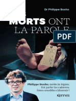 Les Morts Ont La Parole - Philippe Boxho - Medecin Legiste - Fait Parler Les Cadavres