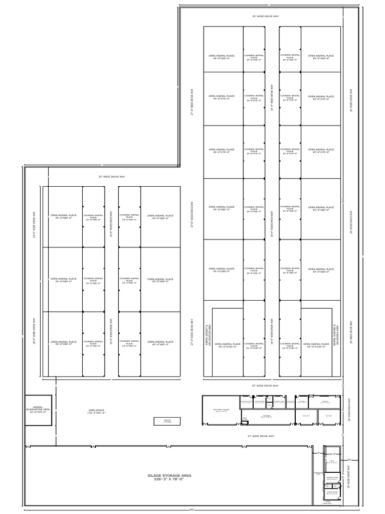 Detailed Site Layout and Dimensions | PDF