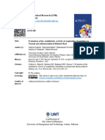 Evaluation of The Antidiabetic Activity of Asphodelus Tenuifolius in Normal and Alloxan-Induced Diabetic Rats