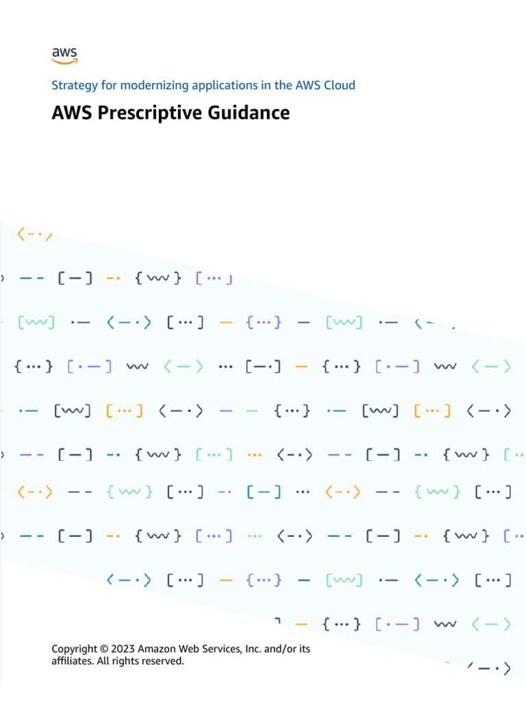 Strategy Modernizing Applications | PDF | Cloud Computing | Amazon Web ...