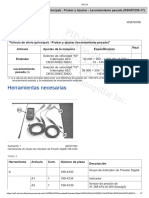 Valvula de Alivio Principal Excavadora