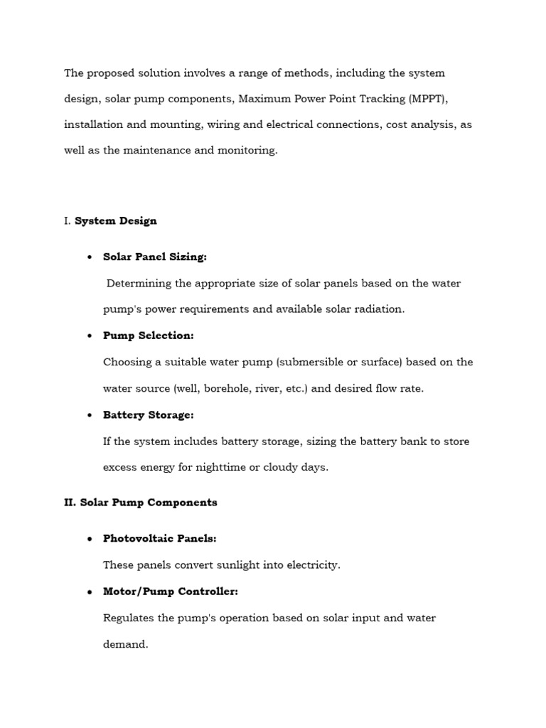 Stemazing Method and Cost Analysis Aquasol | PDF | Photovoltaics ...