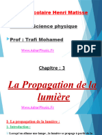 Ppt 2 . La Propagation de La Lumière (Www.adrarPhysic.fr)