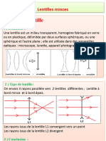 Cours PPT 4 - Les Lentilles Minces