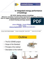 Calculation of The Integrated Energy Performance of Buildings