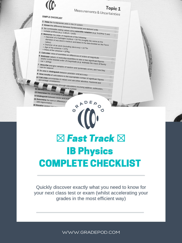 IB Physics 2024 Complete Checklist | PDF | Special Relativity | Spacetime