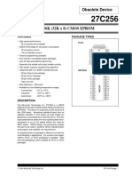 256K (32K X 8) CMOS EPROM: Obsolete Device