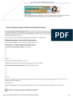 Class 12 Maths Chapter 9 Differential Equations MCQs