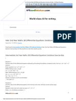 Inter 2nd Year Maths 2B Differential Equations Solutions Ex 8 (A) - AP Board Solutions