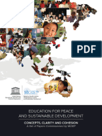 Education For Peace and Sustainable Development