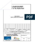 Inspect Form. Checklist HSE