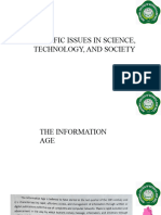 Specific Issues in Science Technology and Society