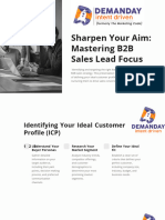 Sharpen Your Aim Mastering B2B Sales Lead Focus