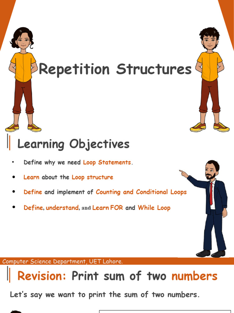 Week 5 (Repetition Structures) | PDF | Control Flow | Iteration