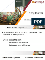 Arithmetic and Geometric Sequences 1