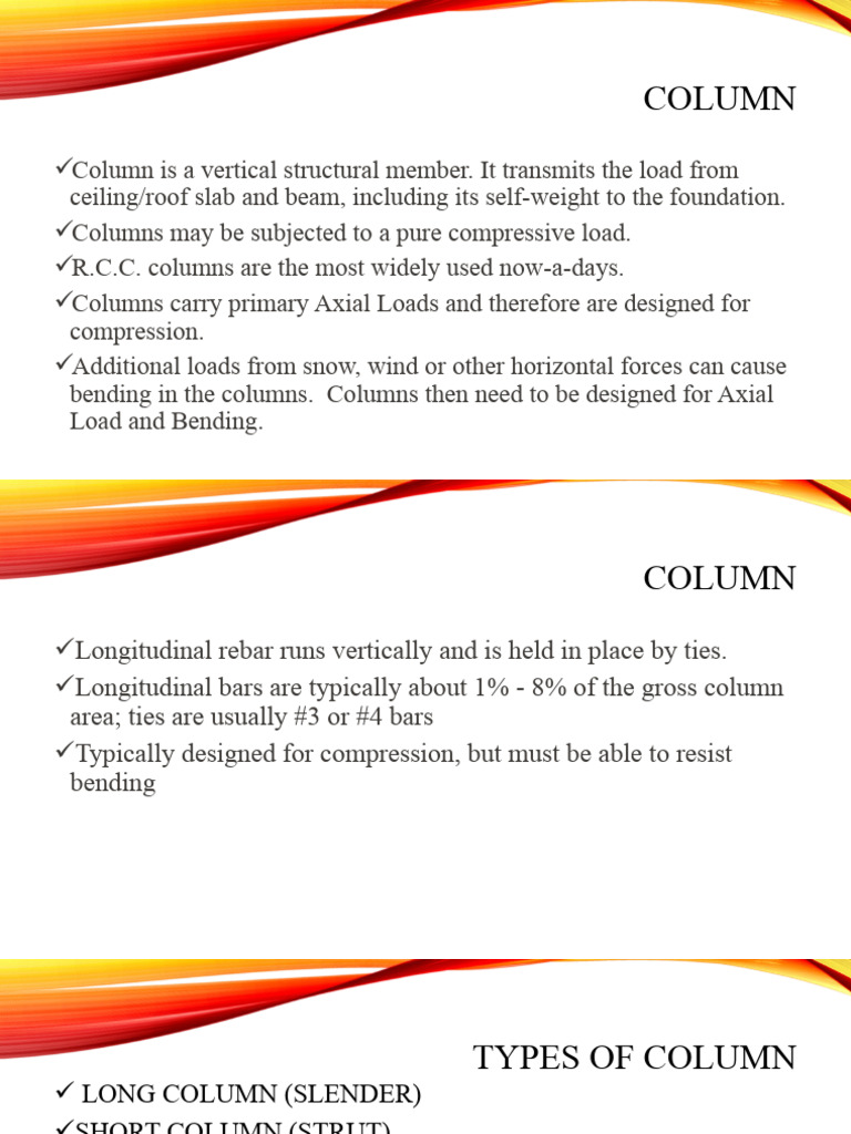 Slender columns theory pdf buckling column
