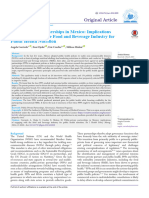Public-Private Partnerships in Mexico Implications of Engaging With The Food and Beverage Industry For Public Health Nutrition