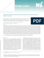 Emotional and Intuitive Eating An Emerging Approach To Eating Behaviours Related To Obesity