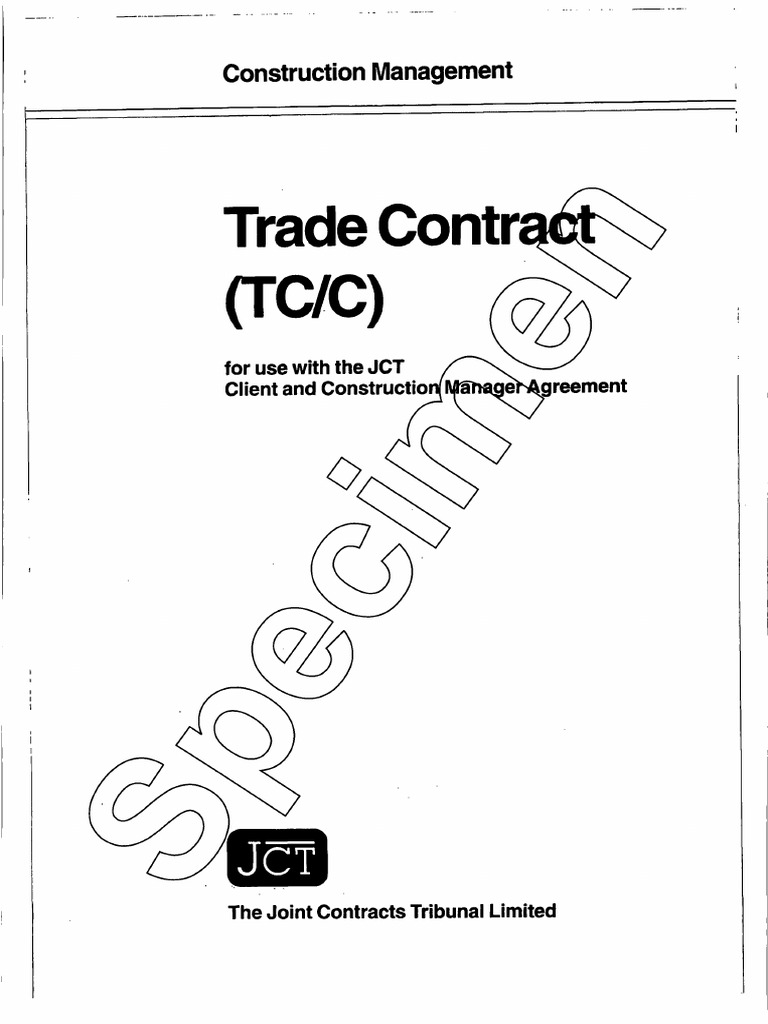 JCT Construction Management Guide | PDF | Insurance | Liability Insurance