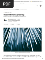 Modern Data Engineering