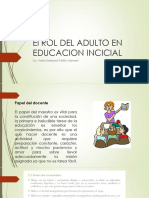 PLANIFICACION - El ROL DEL ADULTO EN EDUCACION INCICIAL
