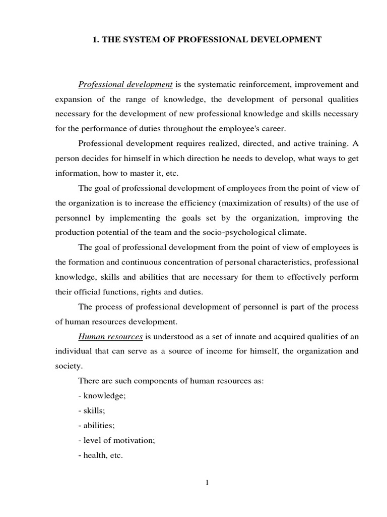 Professional Development Strategies | PDF | Employment | Motivation
